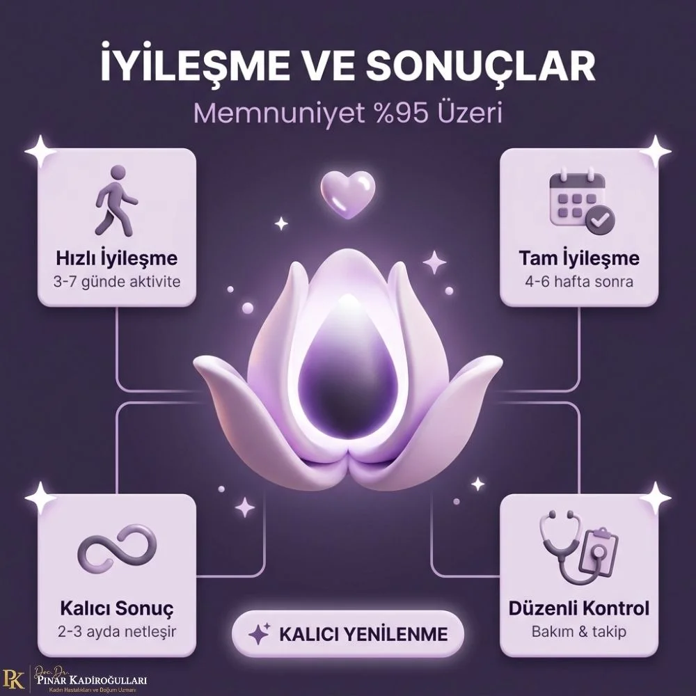 Labioplasti sonrası gorunum istanbul