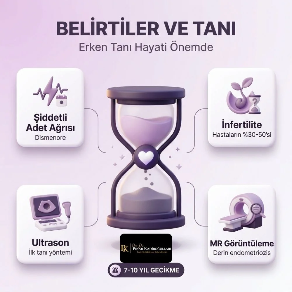 çikolata kisti belirtileri