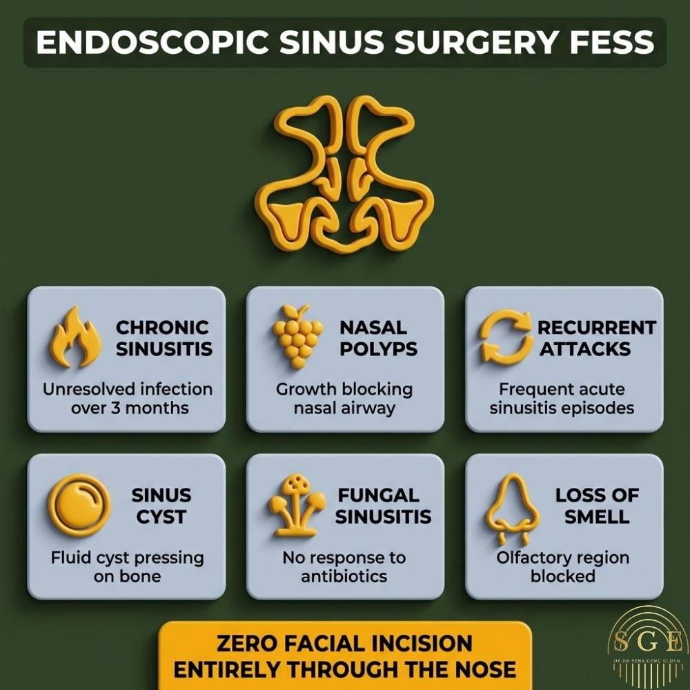 How much is endoscopic sinus surgery in Turkey