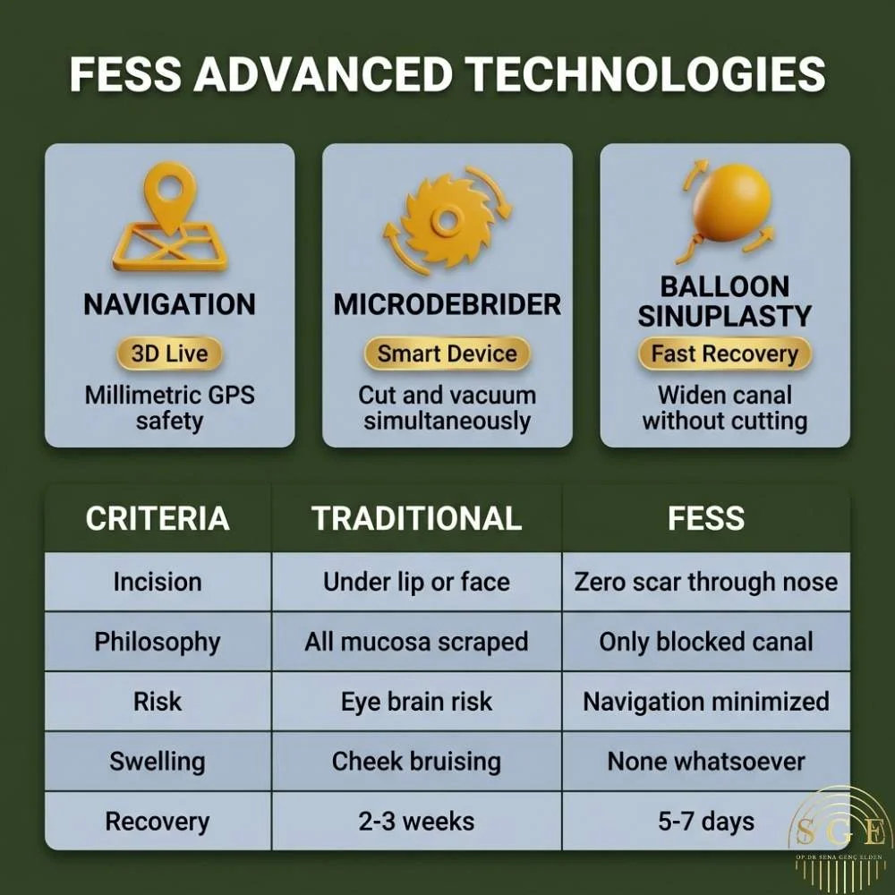 What is the cost of endoscopic sinus surgery